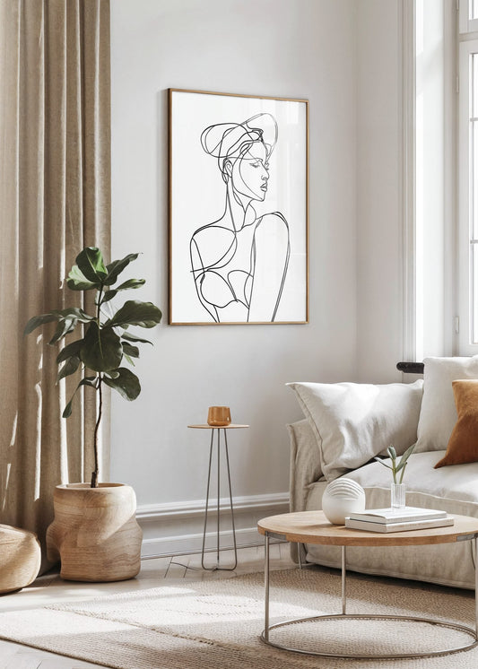 Elegant Lines No. 1 Poster