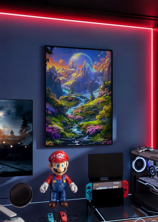 Ethereal Peaks Poster