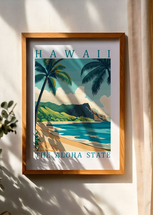 Hawaii – The Aloha State Poster