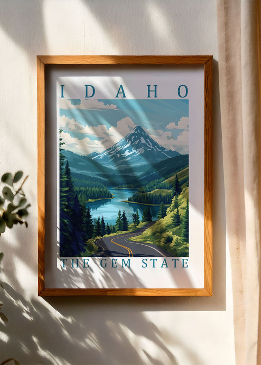 Idaho – The Gem State Poster