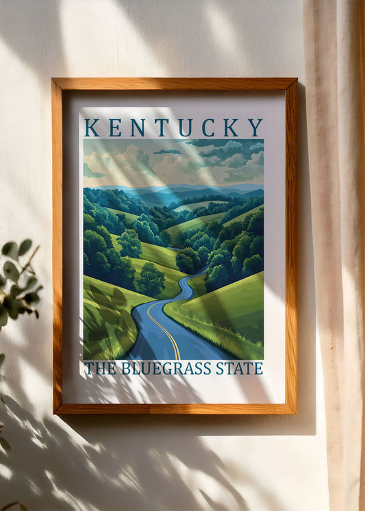 Kentucky – The Bluegrass State Poster