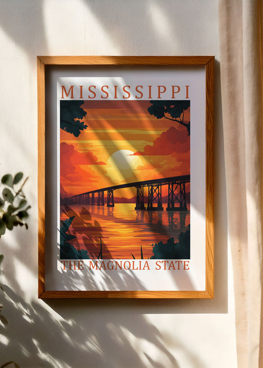 Mississippi – The Magnolia State Poster