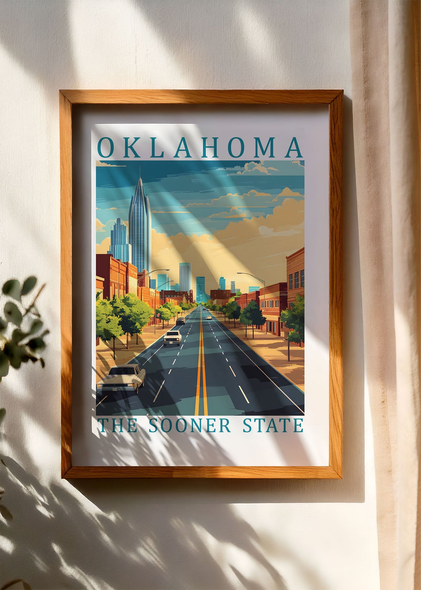 Oklahoma – The Sooner State Poster