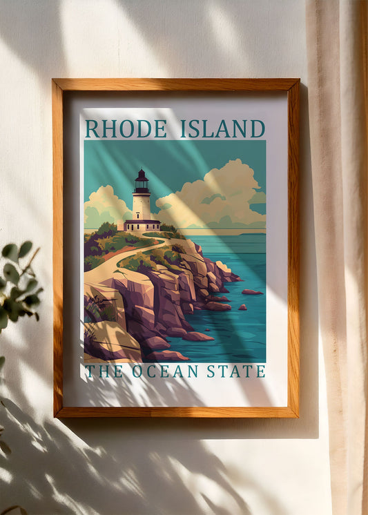 Rhode Island – The Ocean State Poster