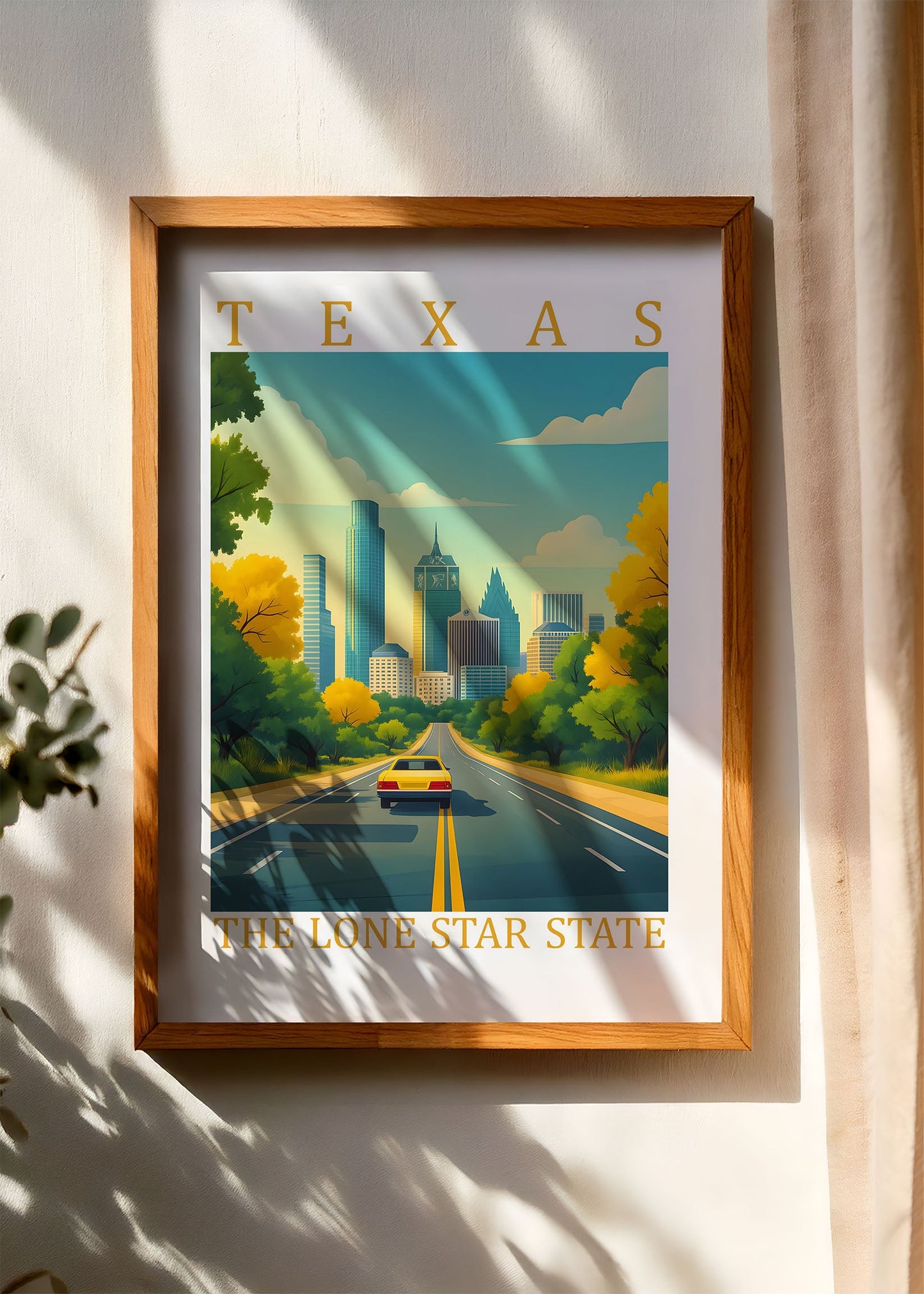 Texas – The Lone Star State Poster
