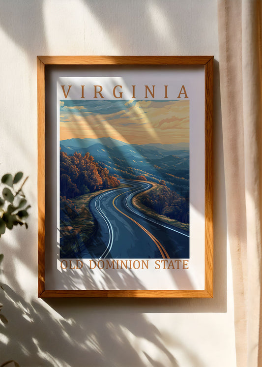 Virginia – The Old Dominion Poster