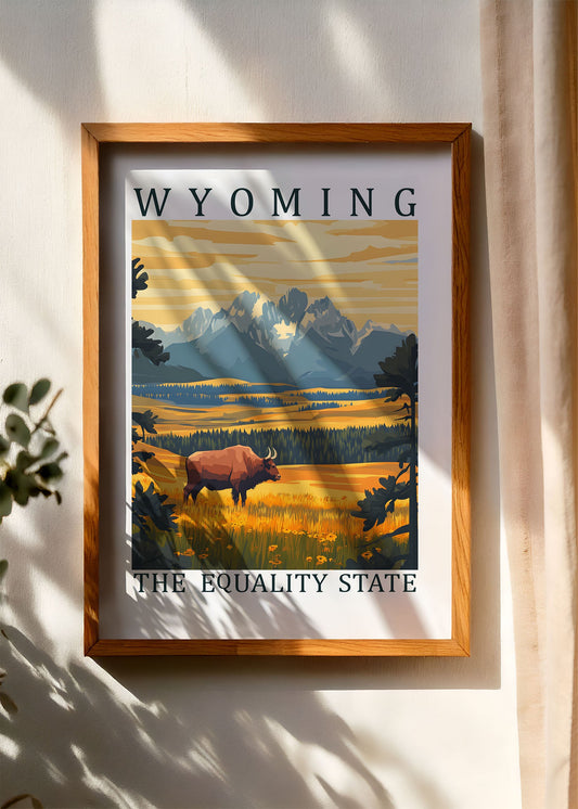 Wyoming – The Equality State Poster