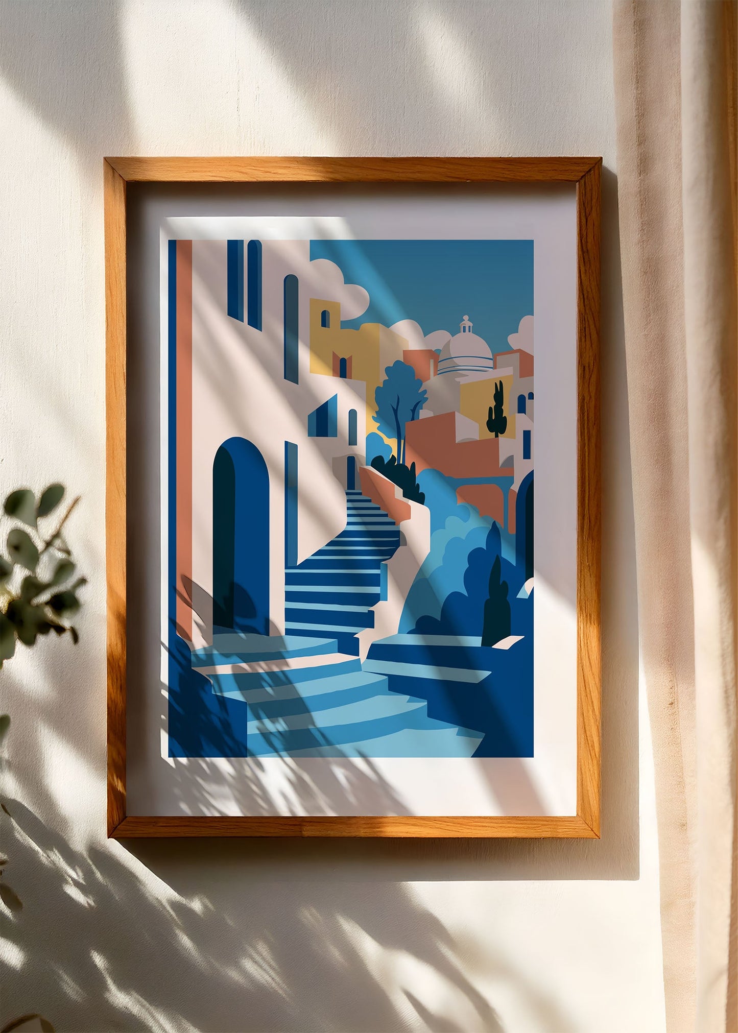 Santorini Steps Poster Series No. 6
