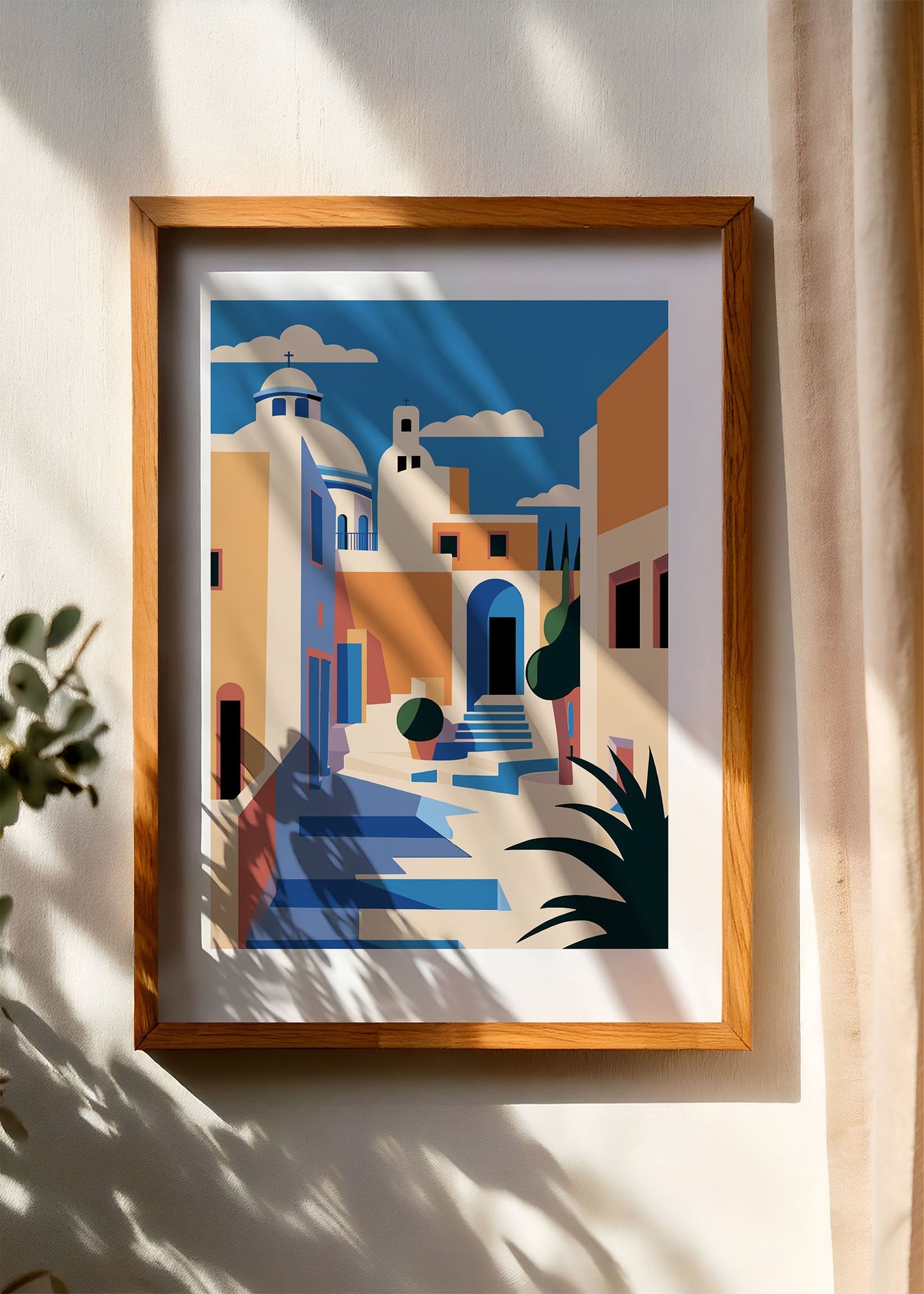 Santorini Steps Poster Series No. 9