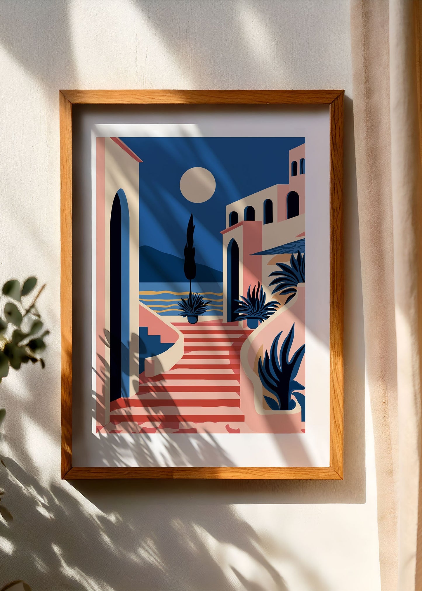 Santorini Steps Poster Series No. 10