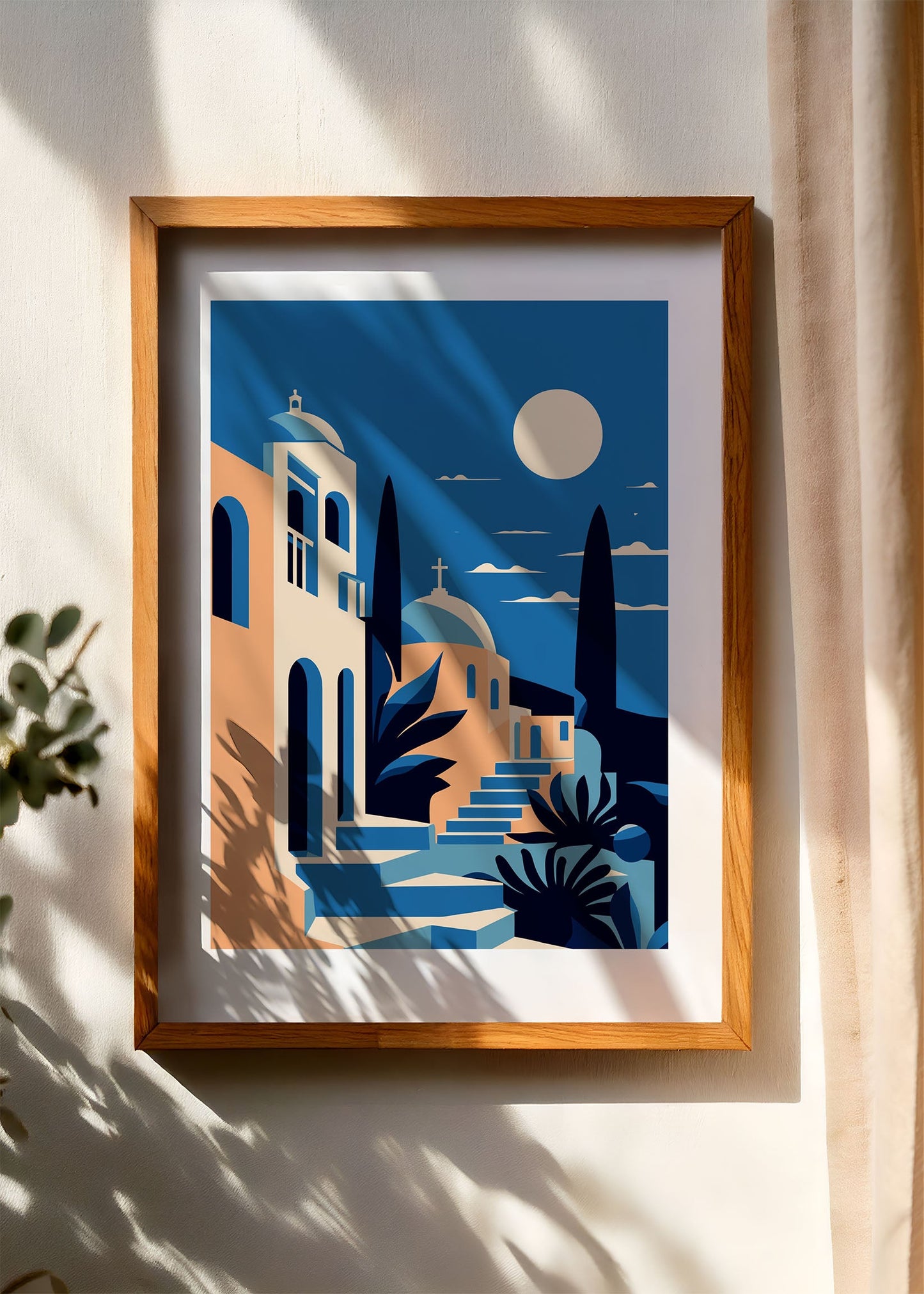 Santorini Steps Poster Series No. 13