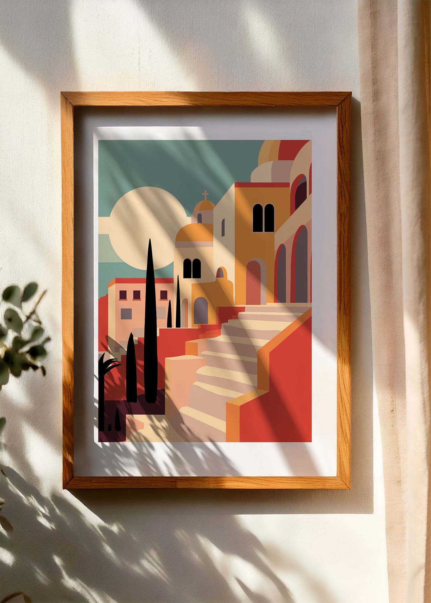 Santorini Steps Poster Series No. 14