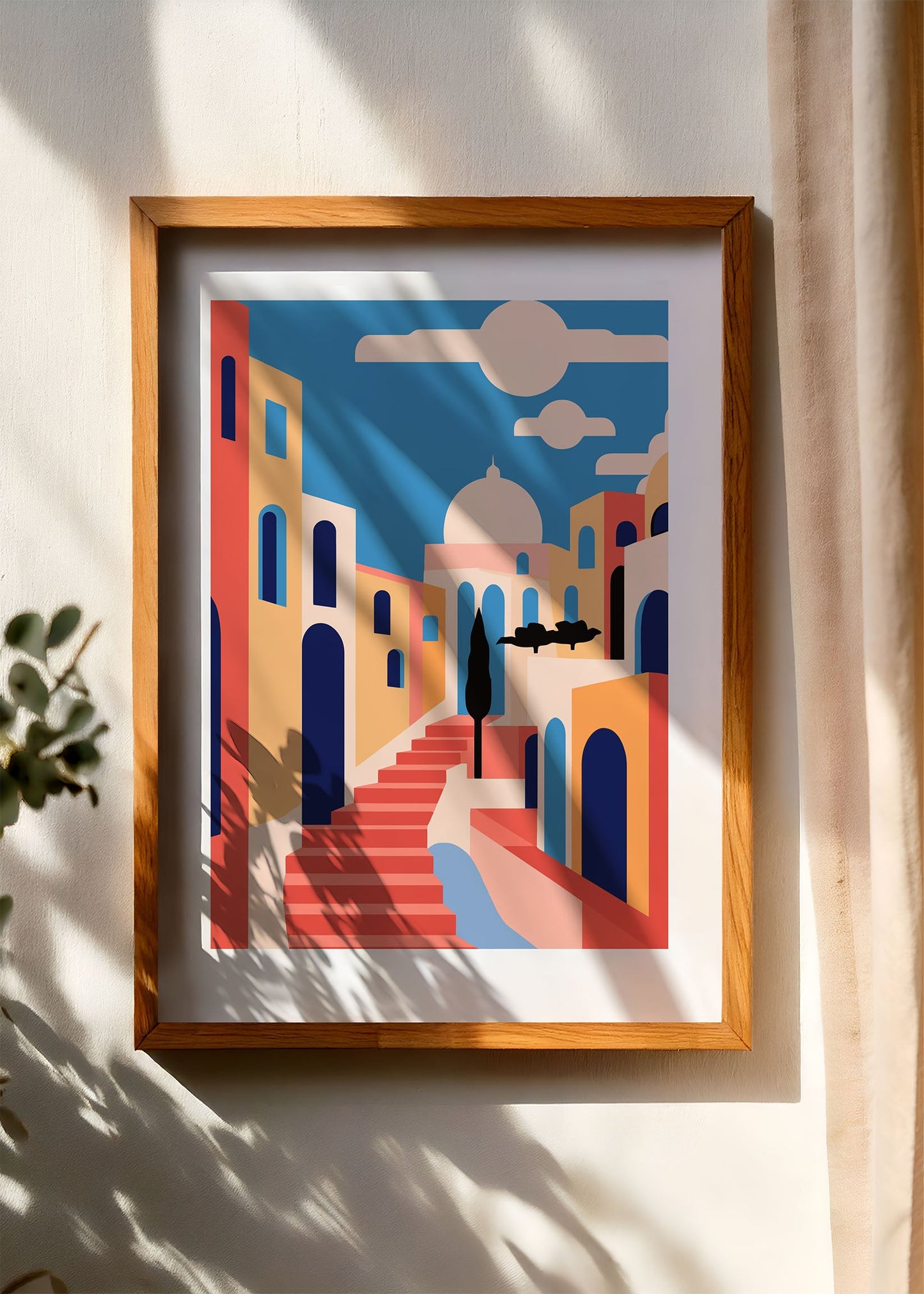 Santorini Steps Poster Series No. 15