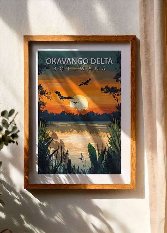 Okavango Delta Poster