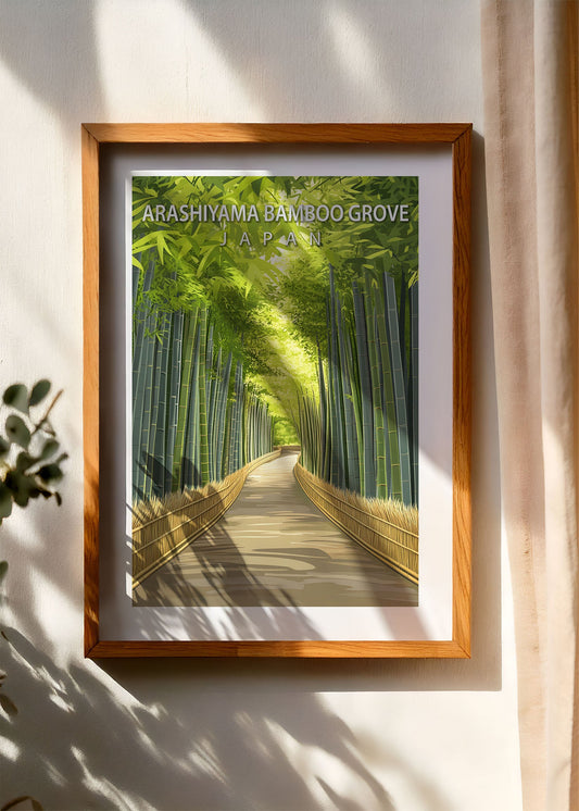 Arashiyama Bamboo Grove Poster