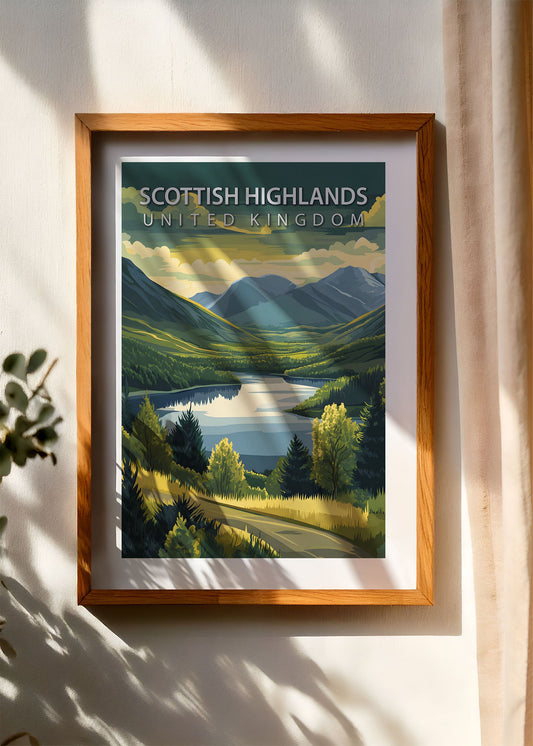 Scottish Highlands Poster