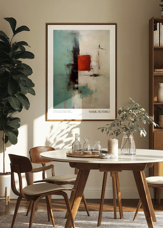Inspired by Mark Rothko – Soft Contrast Poster