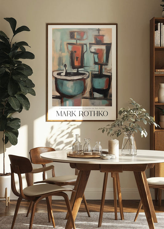 Inspired by Mark Rothko – Dual Forms Poster