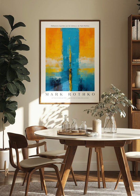 Inspired by Mark Rothko – Radiant Divide Poster
