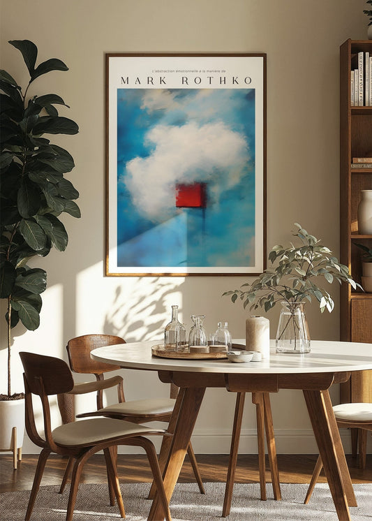 Inspired by Mark Rothko – Cloud Abstraction Poster