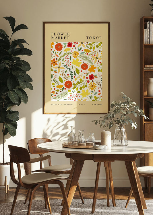 Flower Market – Tokyo Bloom Poster