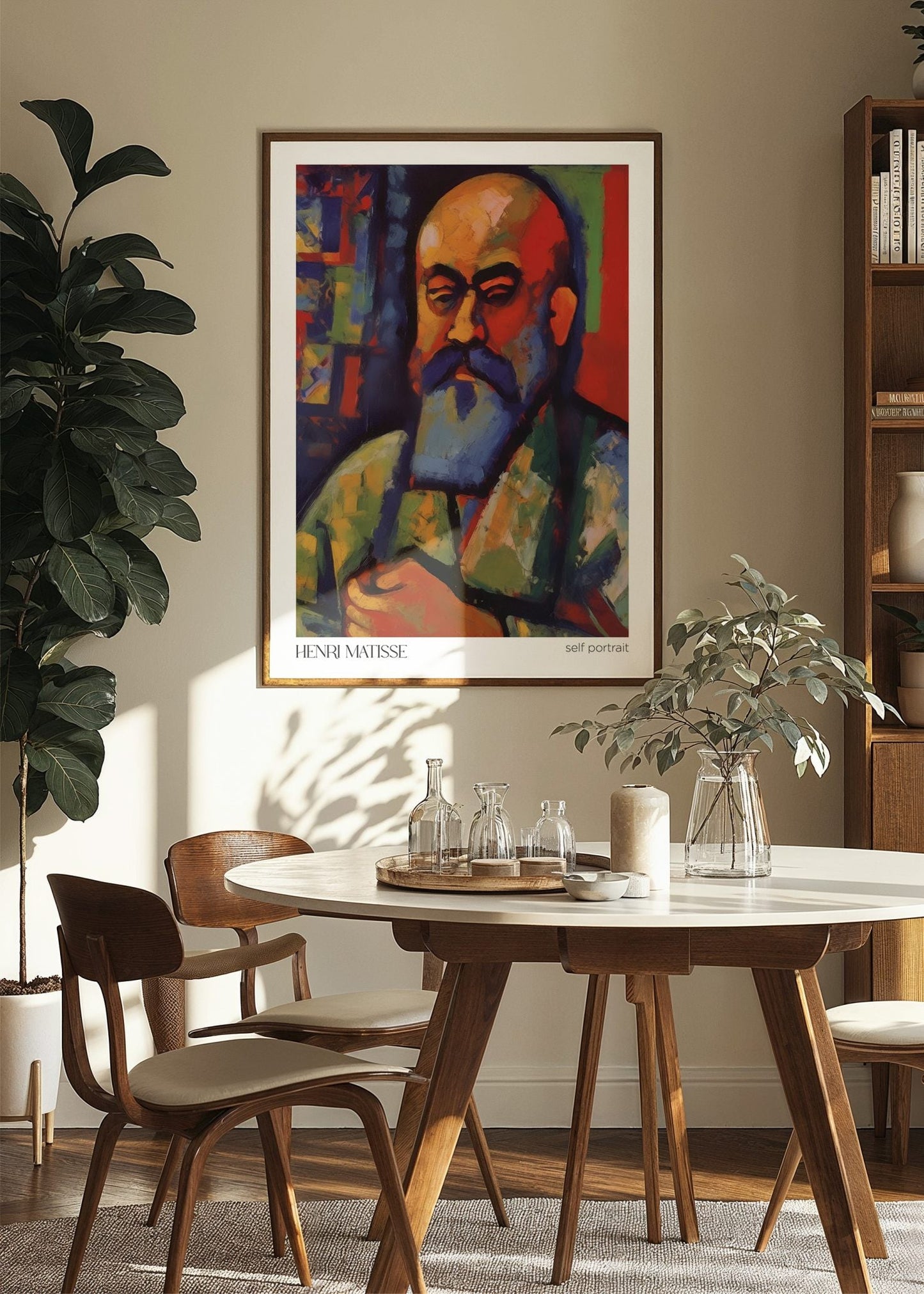 Inspired by Matisse – Self Portrait Poster