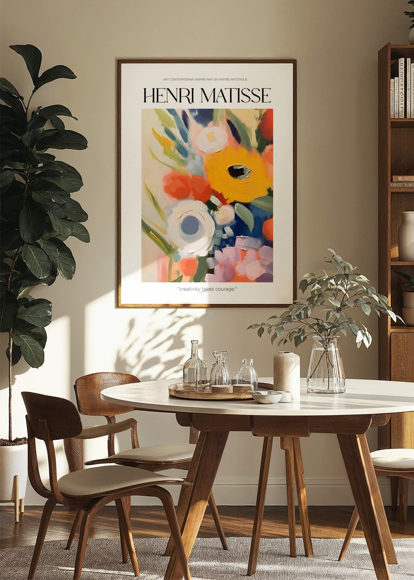 Inspired by Matisse – Courage in Color Poster