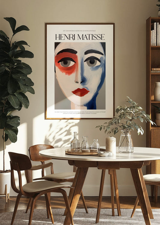 Inspired by Matisse – Duality Portrait Poster