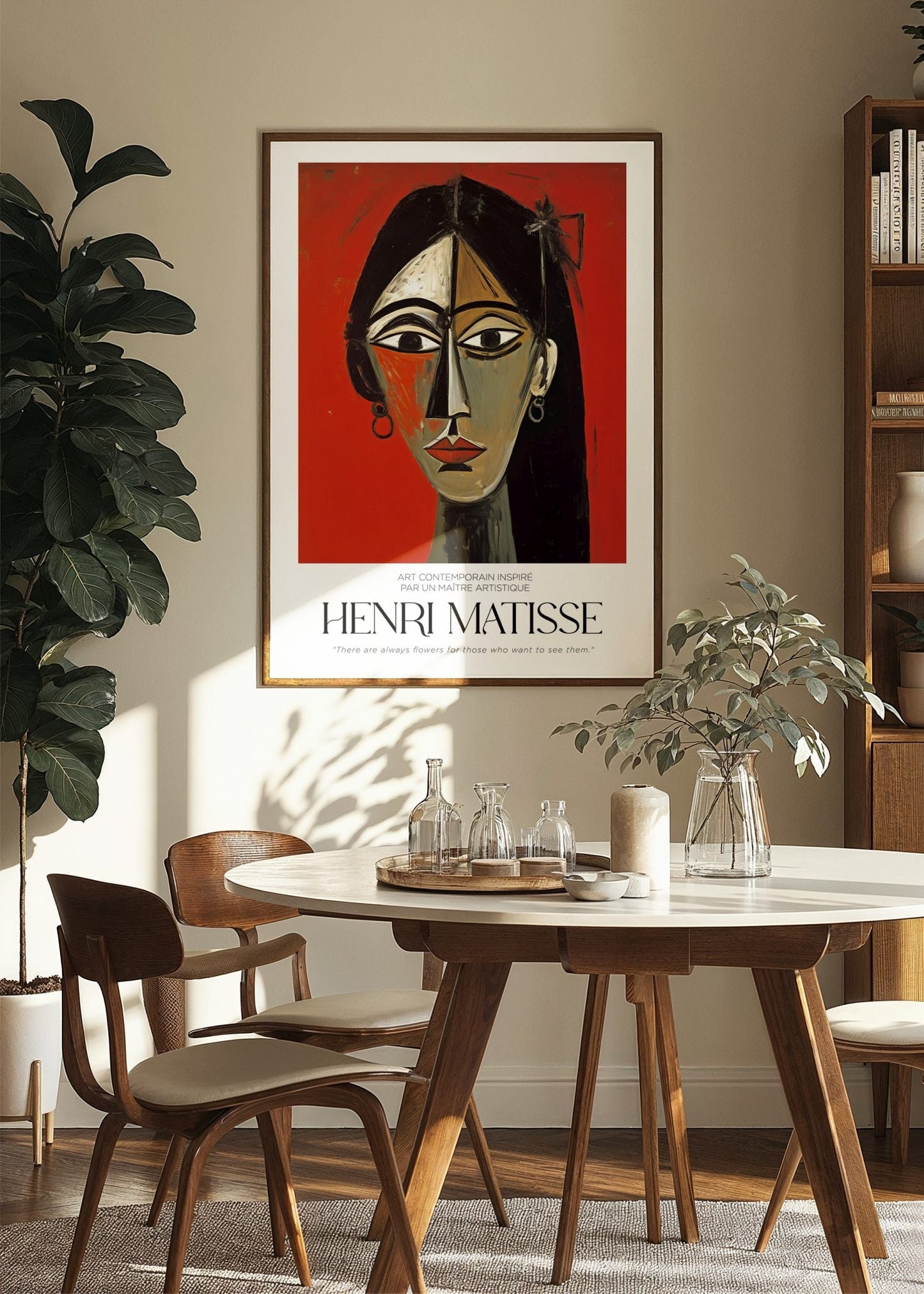 Inspired by Matisse – Abstract Woman Poster