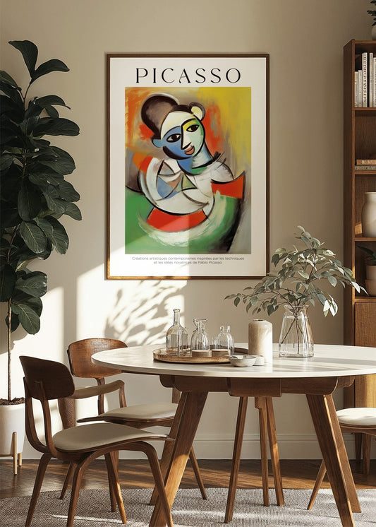 Inspired by Picasso – Abstract Smile Poster