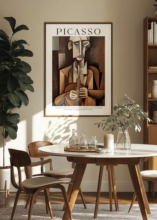 Inspired by Picasso – The Guitarist Poster