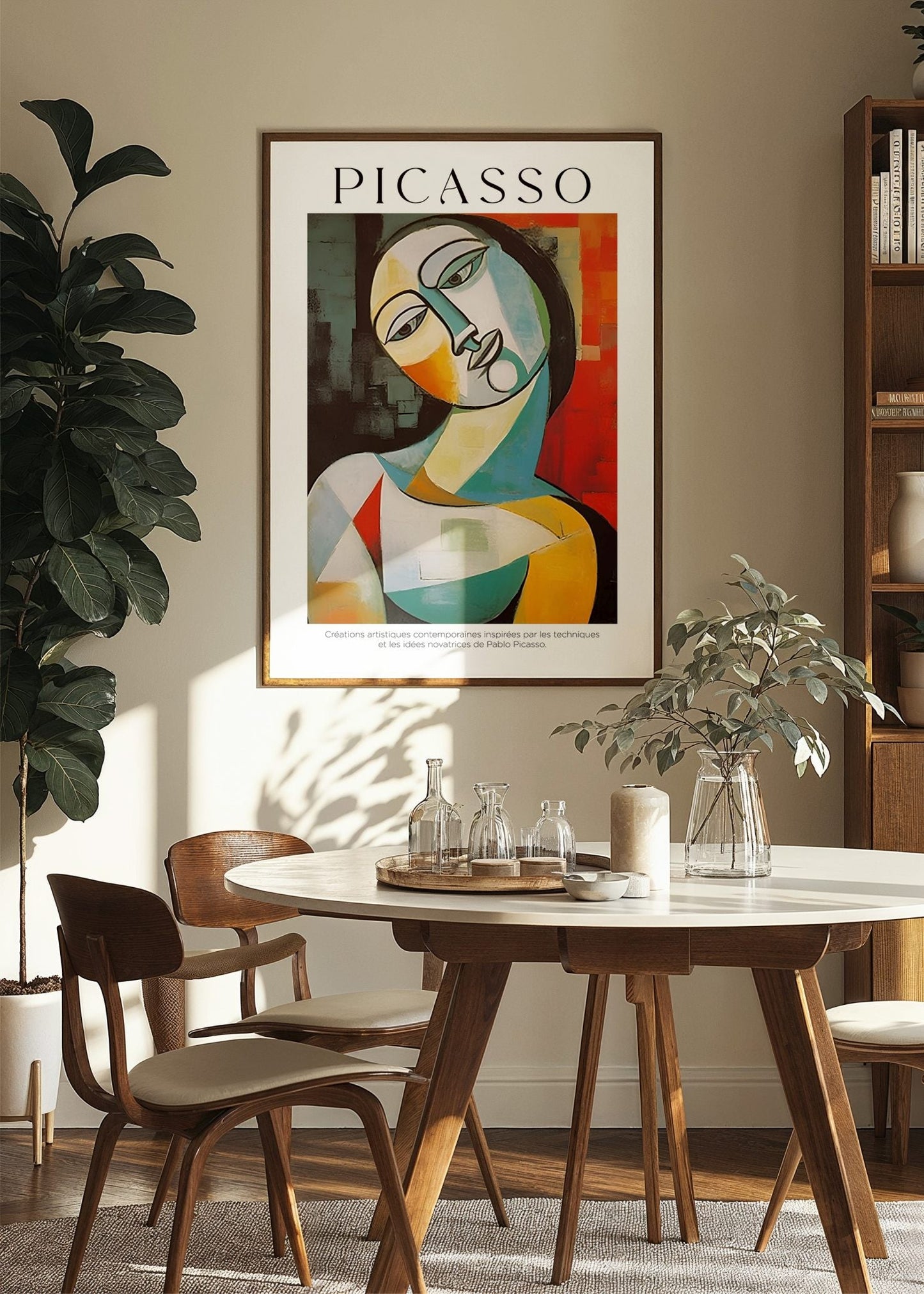 Inspired by Picasso – Reflective Muse Poster