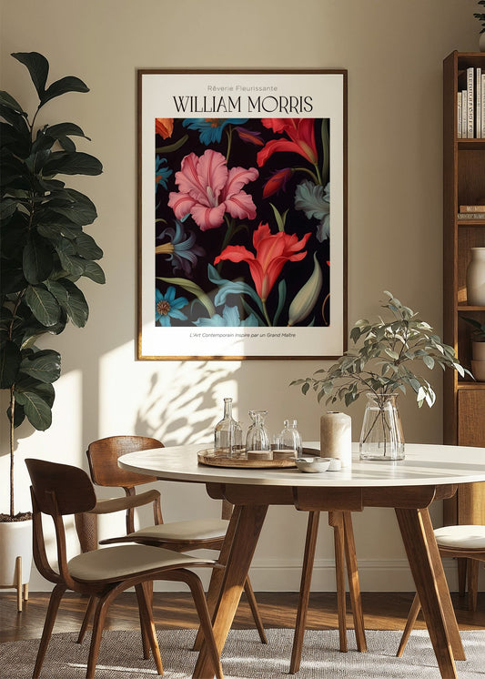 Inspired by William Morris – Midnight Garden Poster