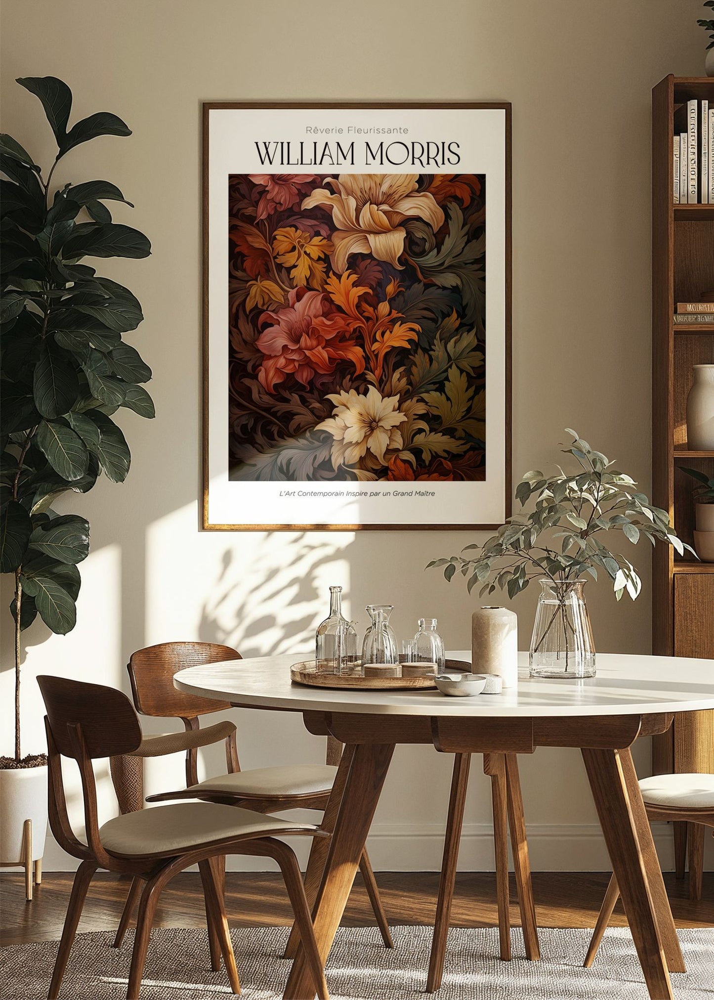 Inspired by William Morris – Autumn Bloom Poster