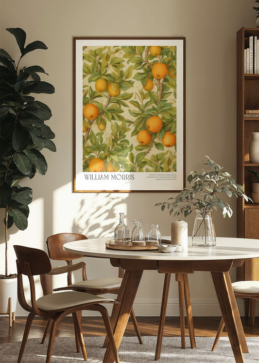 Inspired by William Morris – Citrus Grove Poster