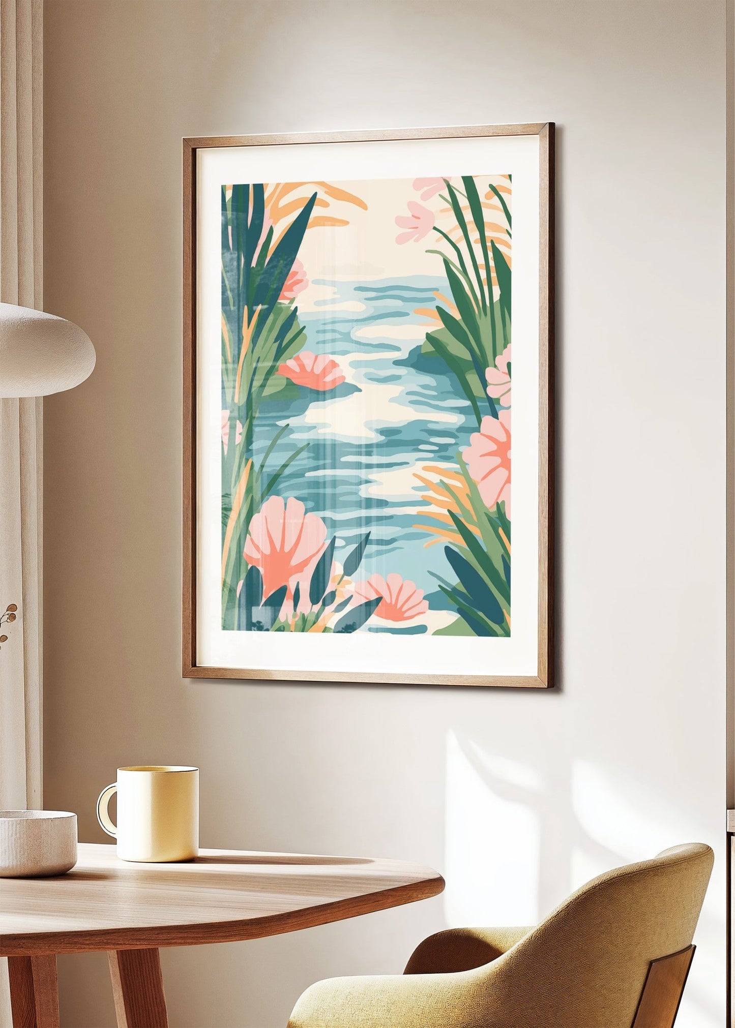 Botanical Breeze No. 5 Poster