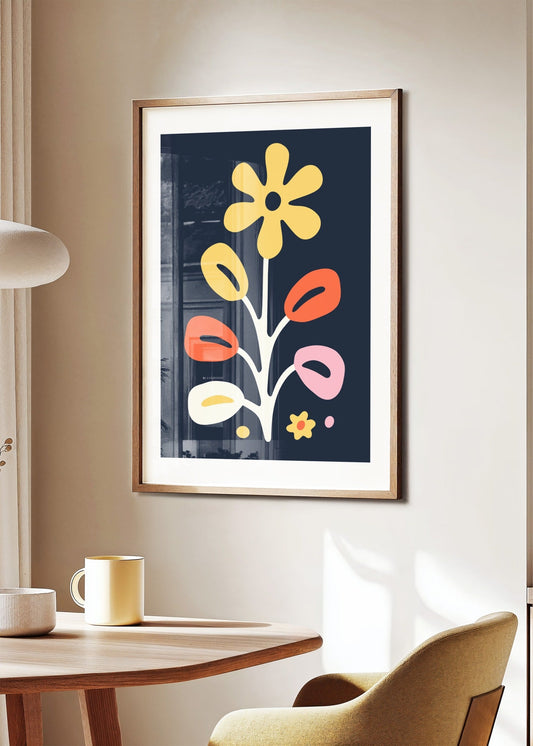 Retro Flora No. 13 Poster