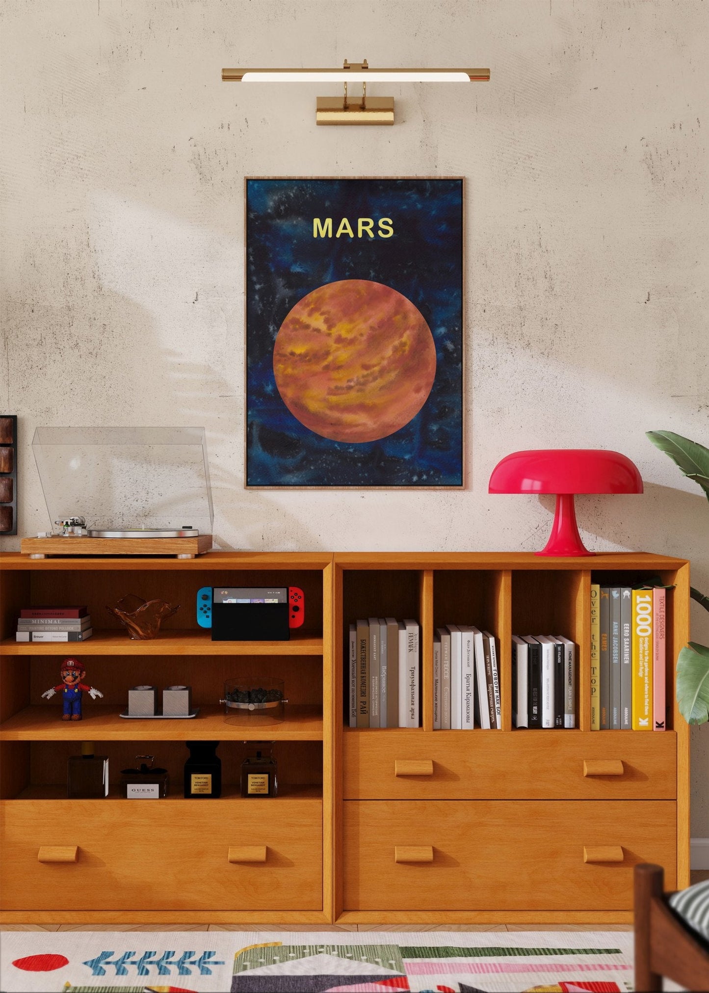 Celestial Orbit – Mars Poster