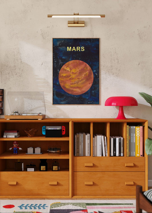 Celestial Orbit – Mars Poster