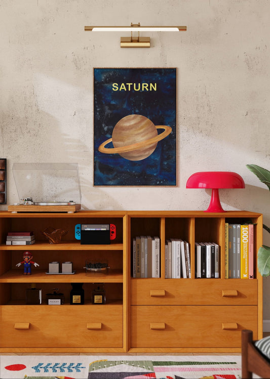 Celestial Orbit – Saturn Poster