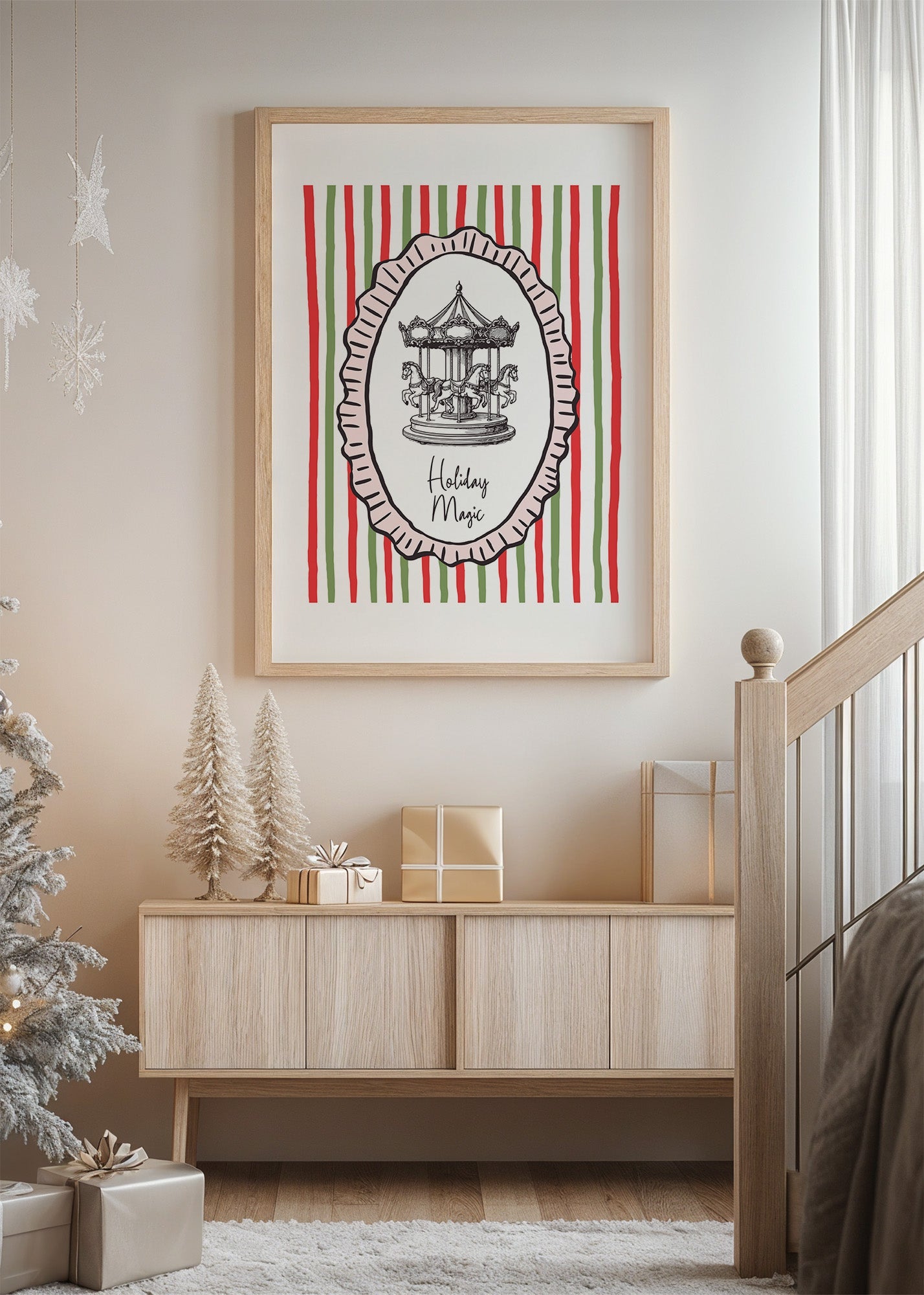 Christmas Express Carousel Poster
