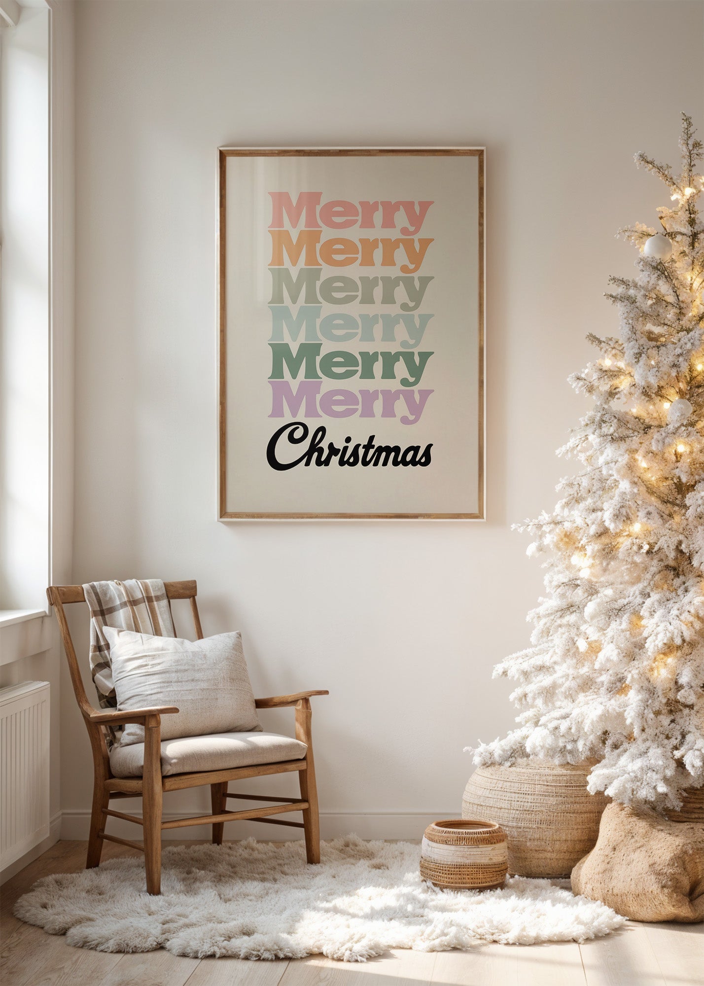 Merry Christmas Font Poster No. 3