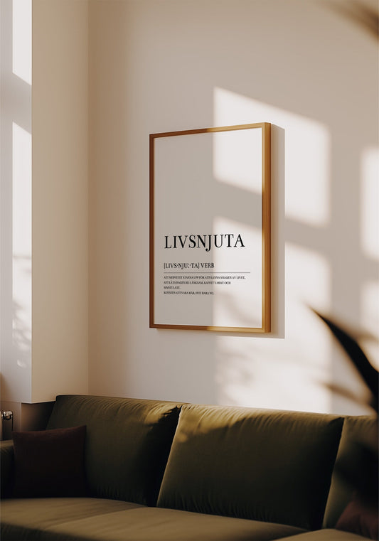 Livsnjuta Poster