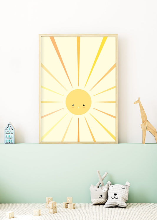 Playful Friends - Sun Rays Poster