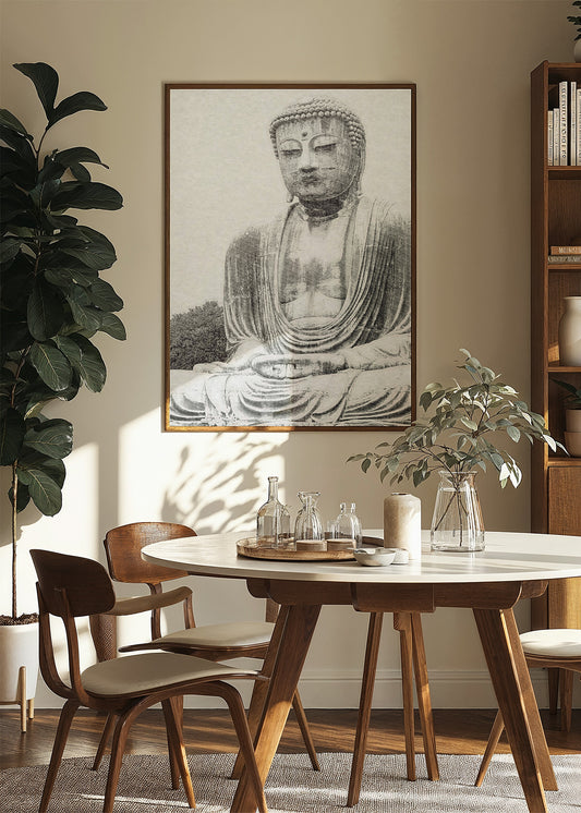 Vintage Buddha Poster