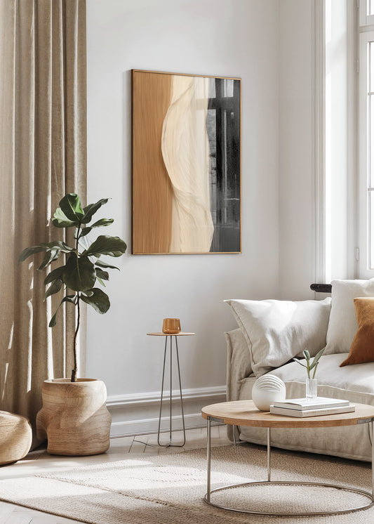 Soft Contrast Fashion Poster