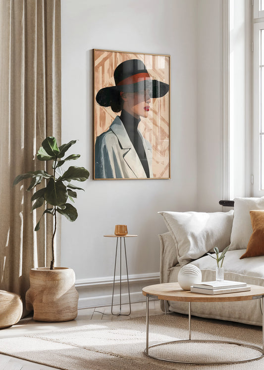 Midnight Elegance Fashion Poster