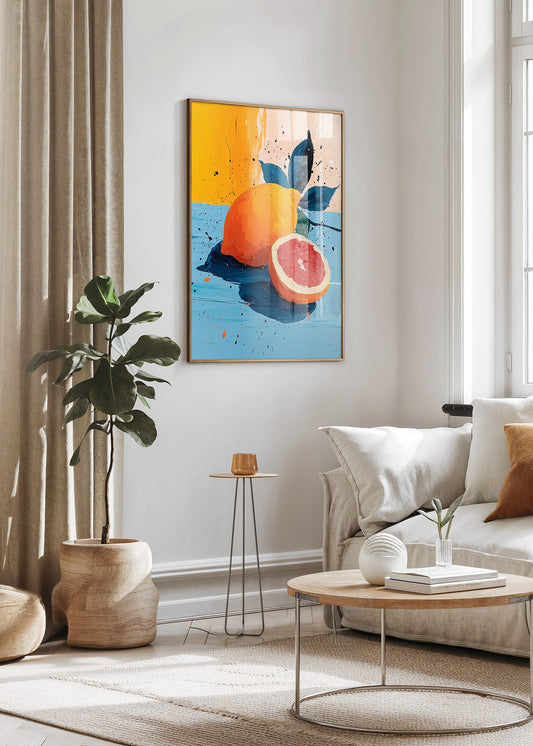 Citrus Still Life Poster