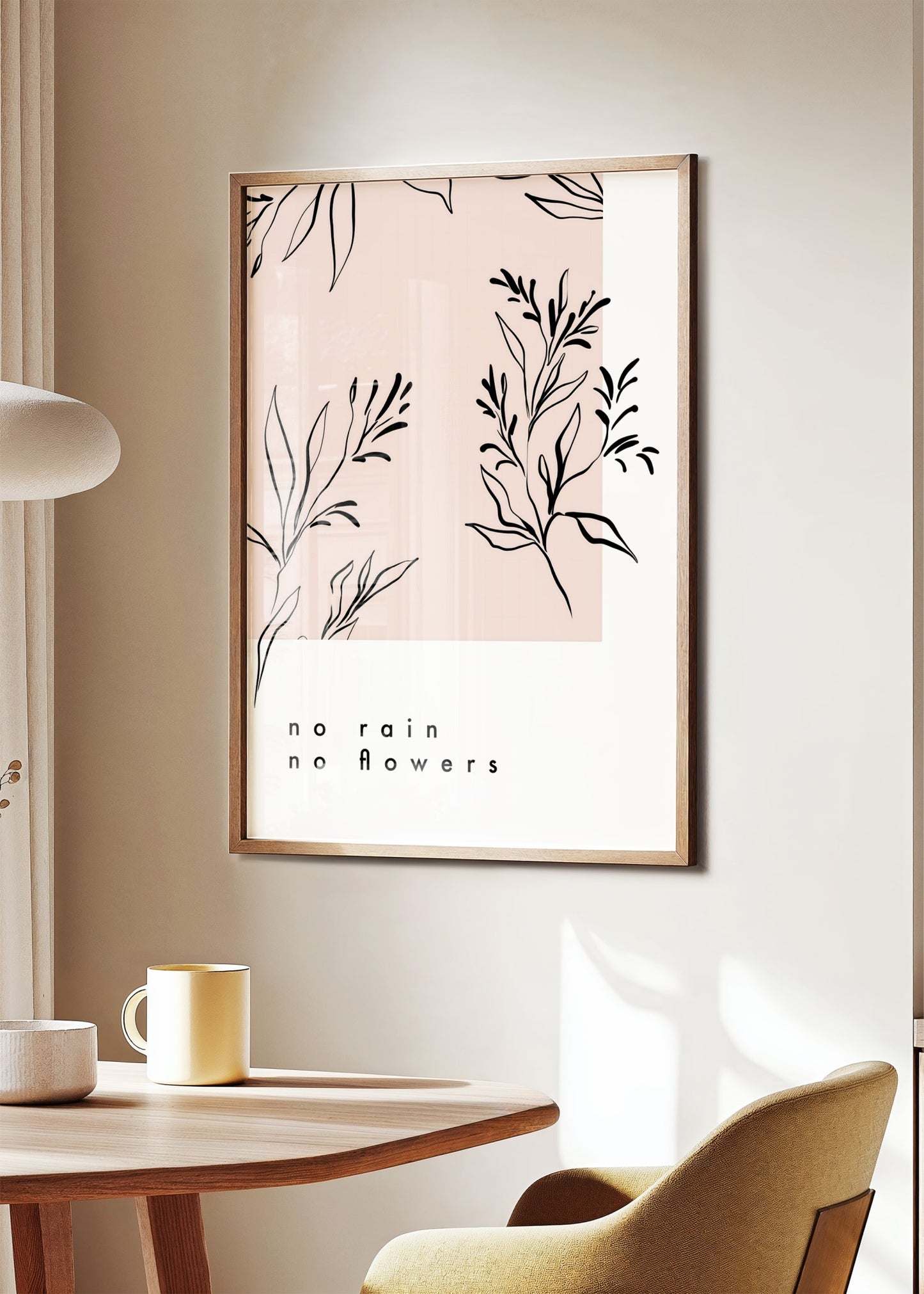 No Rain No Flowers Poster