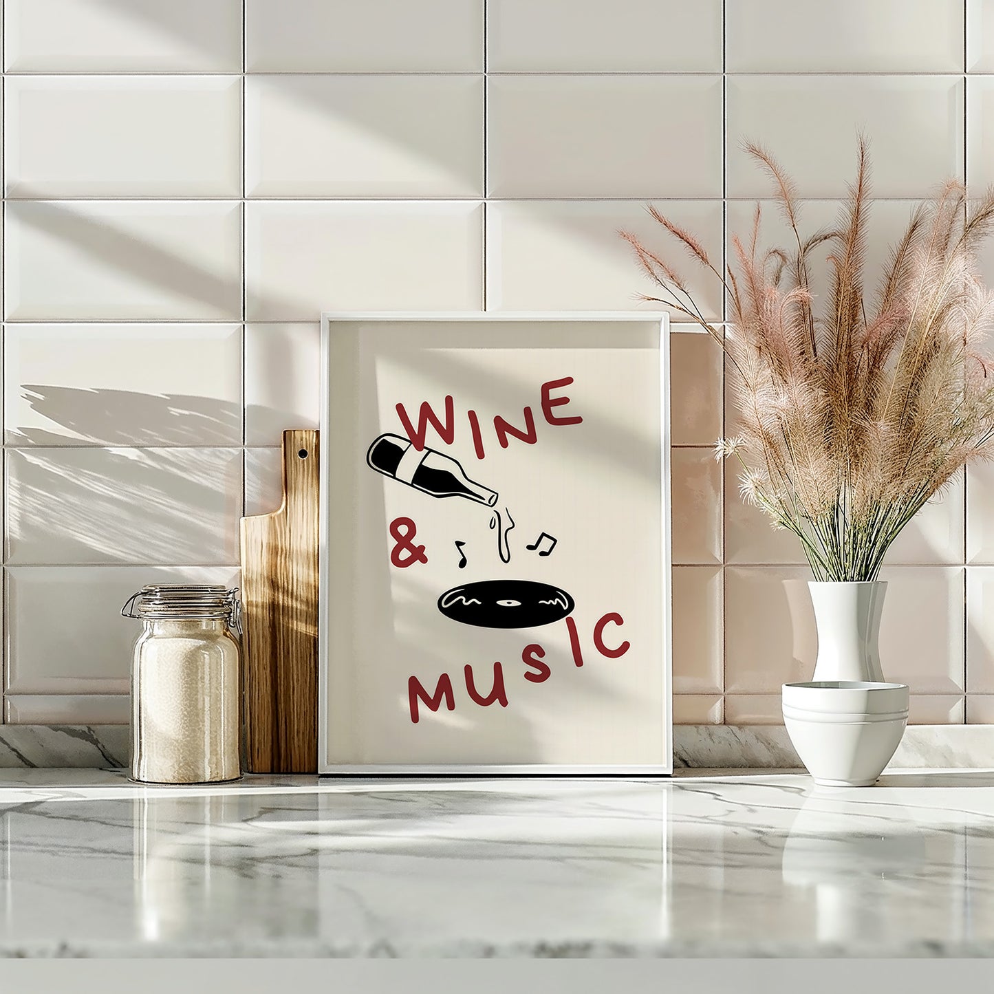 Wine & Music Poster